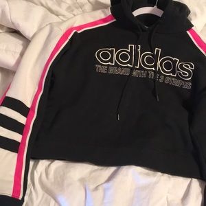 Crop adidas hoodie!! New worn once 🎉